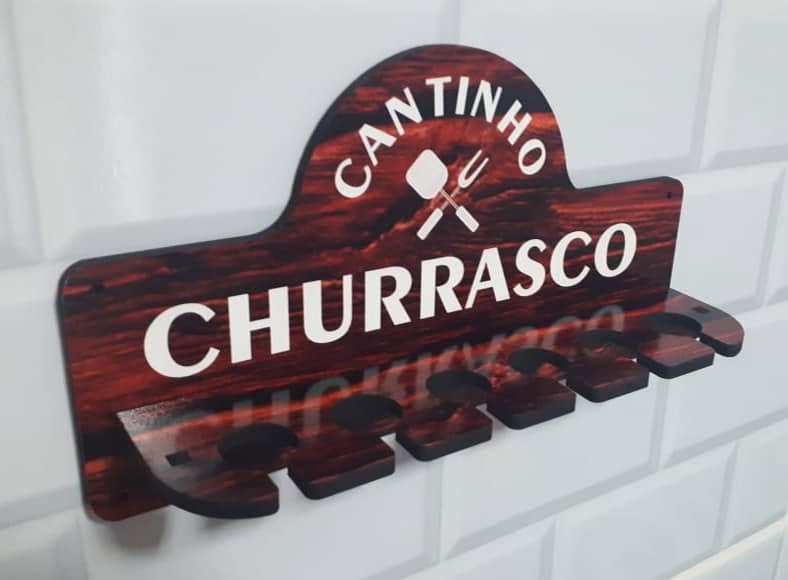 Porta espetos decorativo personalizado